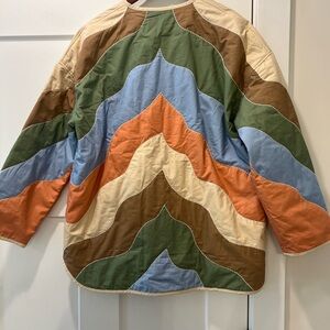 NWT Sezane quilted jacket. Oversized.